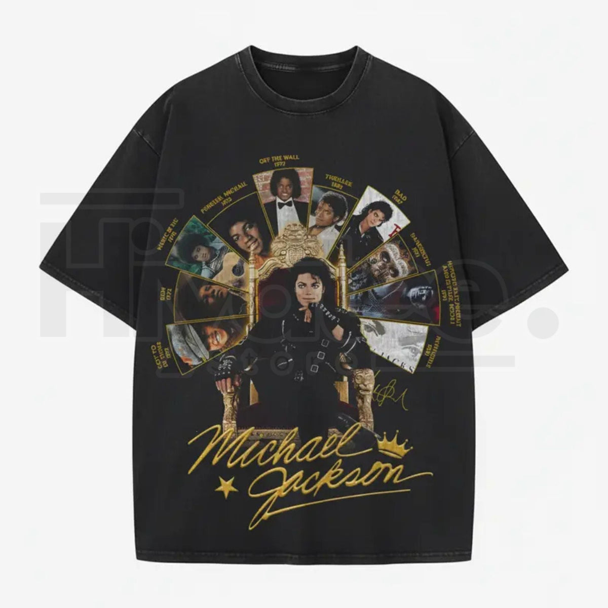 "Michael Jackson Retro" – Vintage King of Pop Unisex Graphic Top