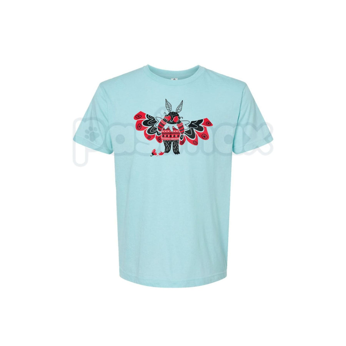 Christmas Mothman T-Shirt - Festive Cryptid Holiday Tee, Point Pleasant Xmas Apparel, Unique Goth Christmas Gift