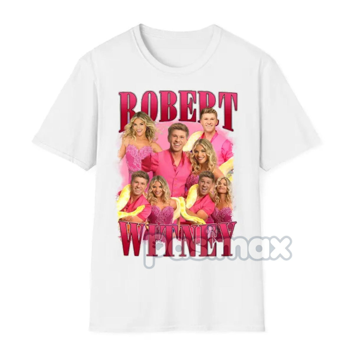 "Stars on Stage" Pink Dance T-Shirt - Retro Dance Tour Style, Fan Apparel