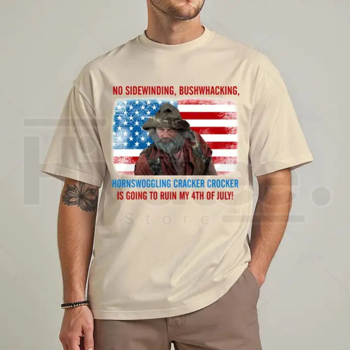 "I’m Your Huckleberry" Classic Western – 250th USA Anniversary Patriotic Graphic