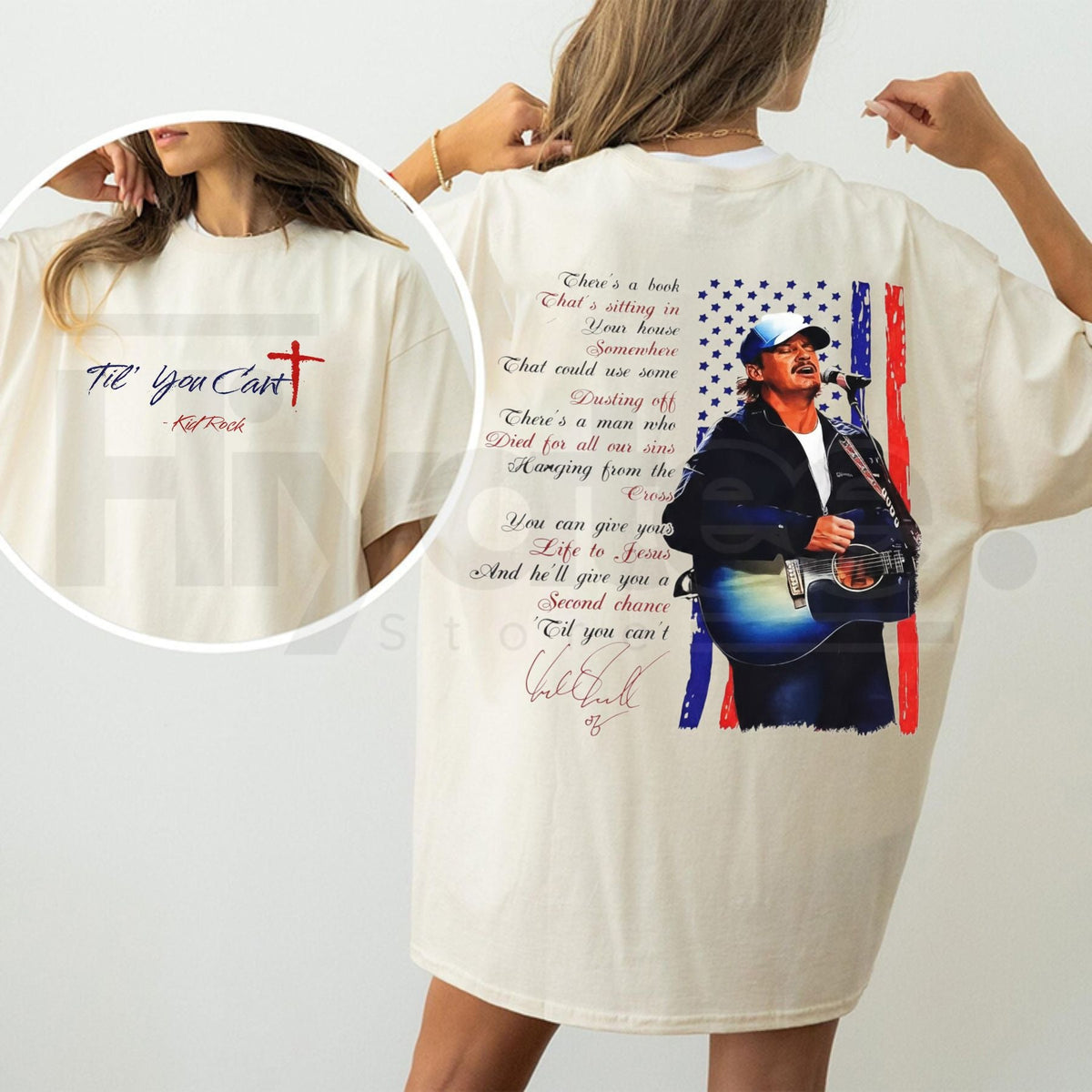 Official Kid Rock "Till You Can't" TPUSA Super Bowl 2026 Shirt