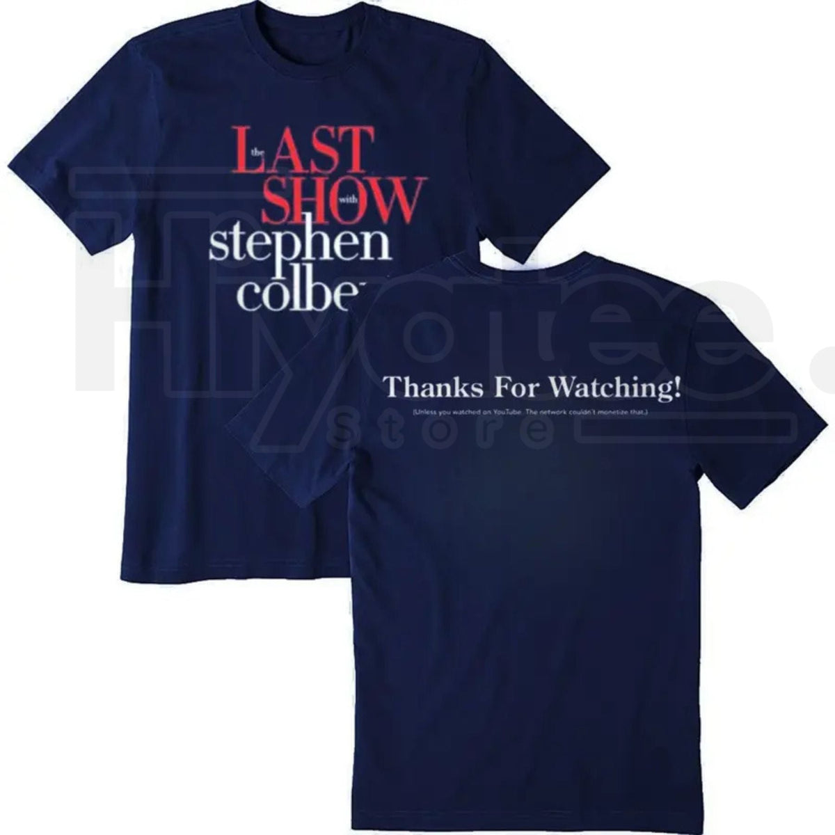 "Late Night Show" Parody – Funny TV Host Style Double-Sided Graphic Top