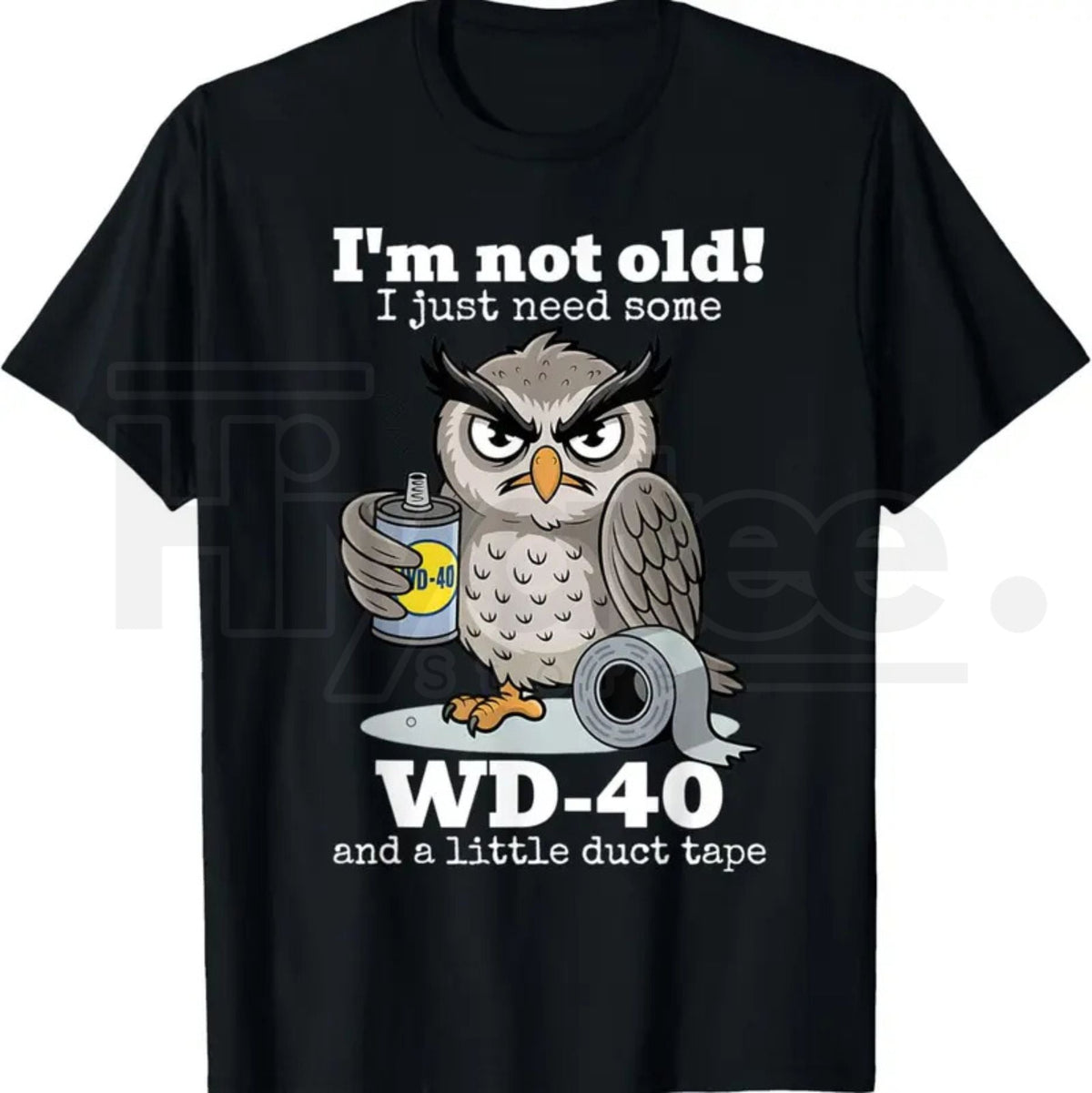 "Owl: I'm Not Old" – Funny Wise Owl Sarcastic Graphic Top