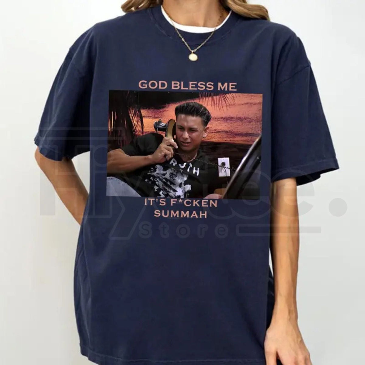 "God Bless Me It’s Summah" – Iconic Reality Shore TV Graphic Top
