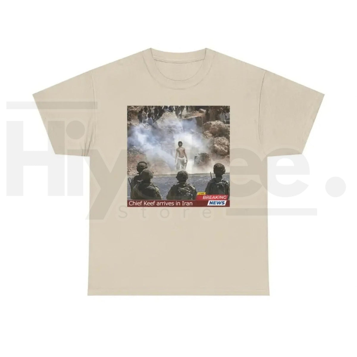 Chief Keef in Iran "War Is Over" Shirt – Iconic Anti-War Graphic Tee