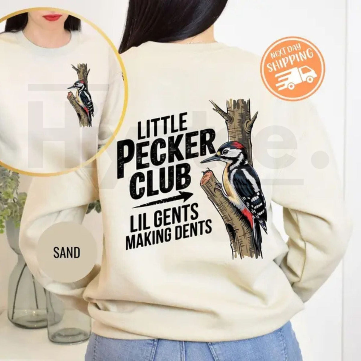 Little Pecker Club Hoody: Funny Lil Gents Making Dents Offensive Men Sweatshirt