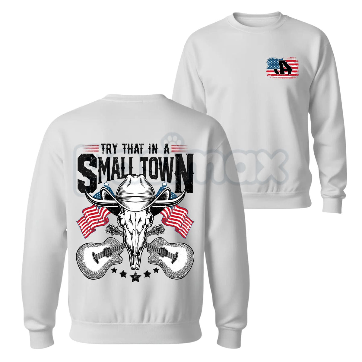 Try That In A Small Town Hoodie – Vintage Country Music JA Shirt & Retro Western Movie Sweatshirt