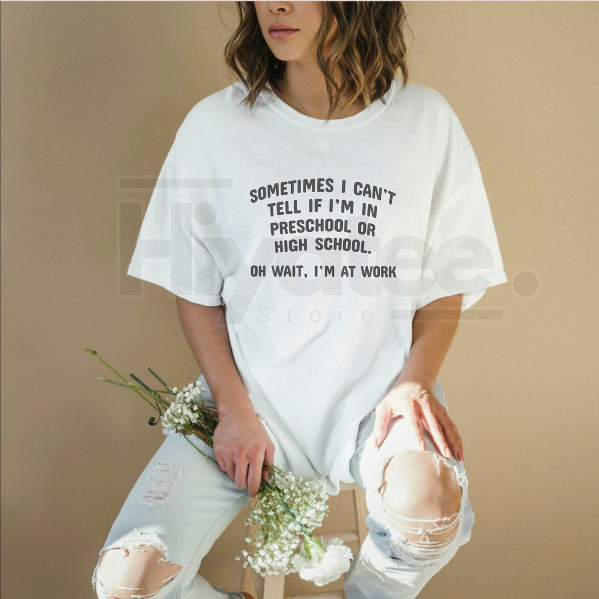 "Oh Wait I’m At Work" Funny Office – Preschool or High School Humor Top