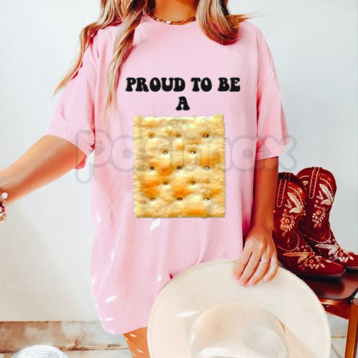 "Proud to Be a Cracker" Funny Holiday T-Shirt - Humorous Christmas Party Costume Tee, Premium 100% Cotton Sarcastic Pun Top, Witty Festive Nutcracker Style Shirt, Unique Holiday Gift for Him & Her, Soft Lived-In Heavyweight Casual Apparel
