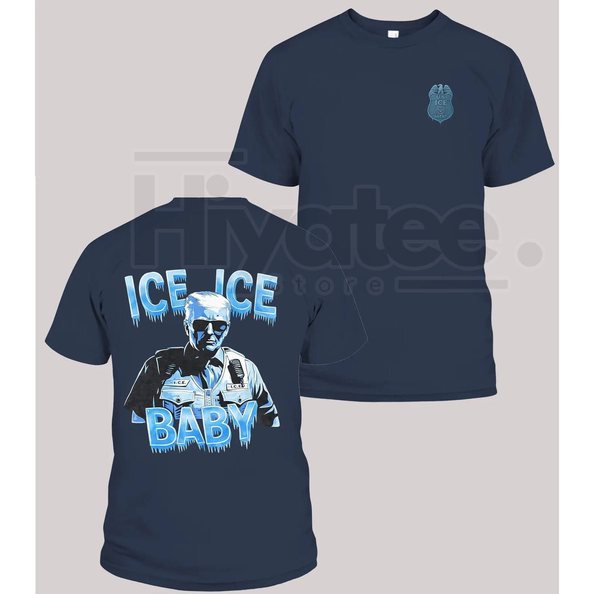"Ice Ice Baby" Trump Graphic T-Shirt – Trending Unisex Political Parody Tee