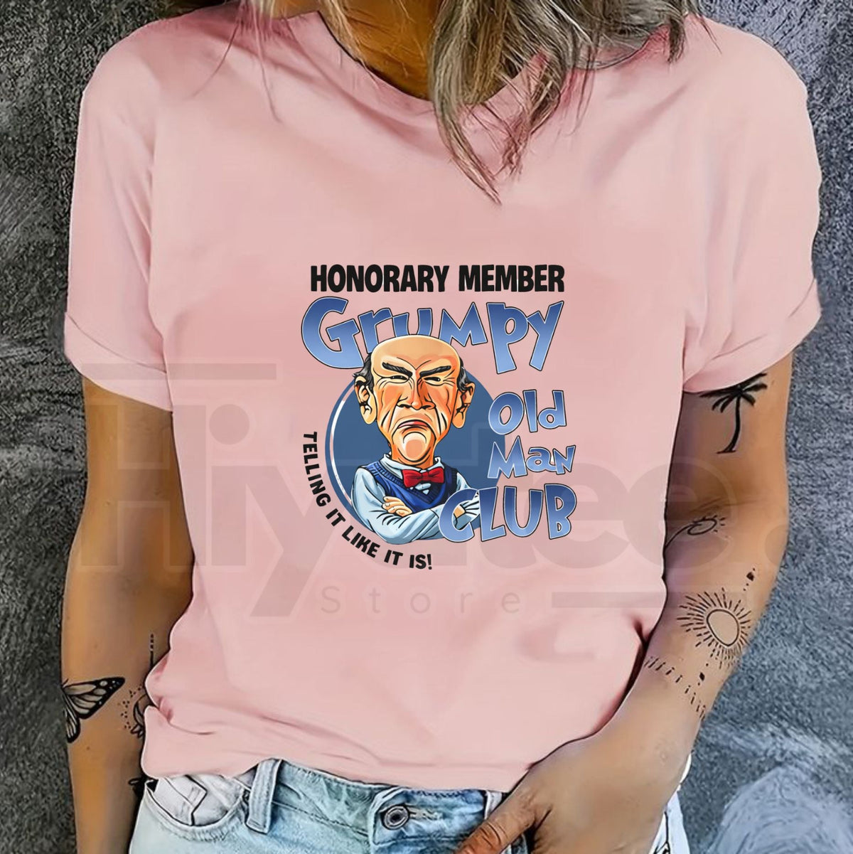 "Grumpy Old Man Club" – Honorary Member Funny Sarcastic Men's Top