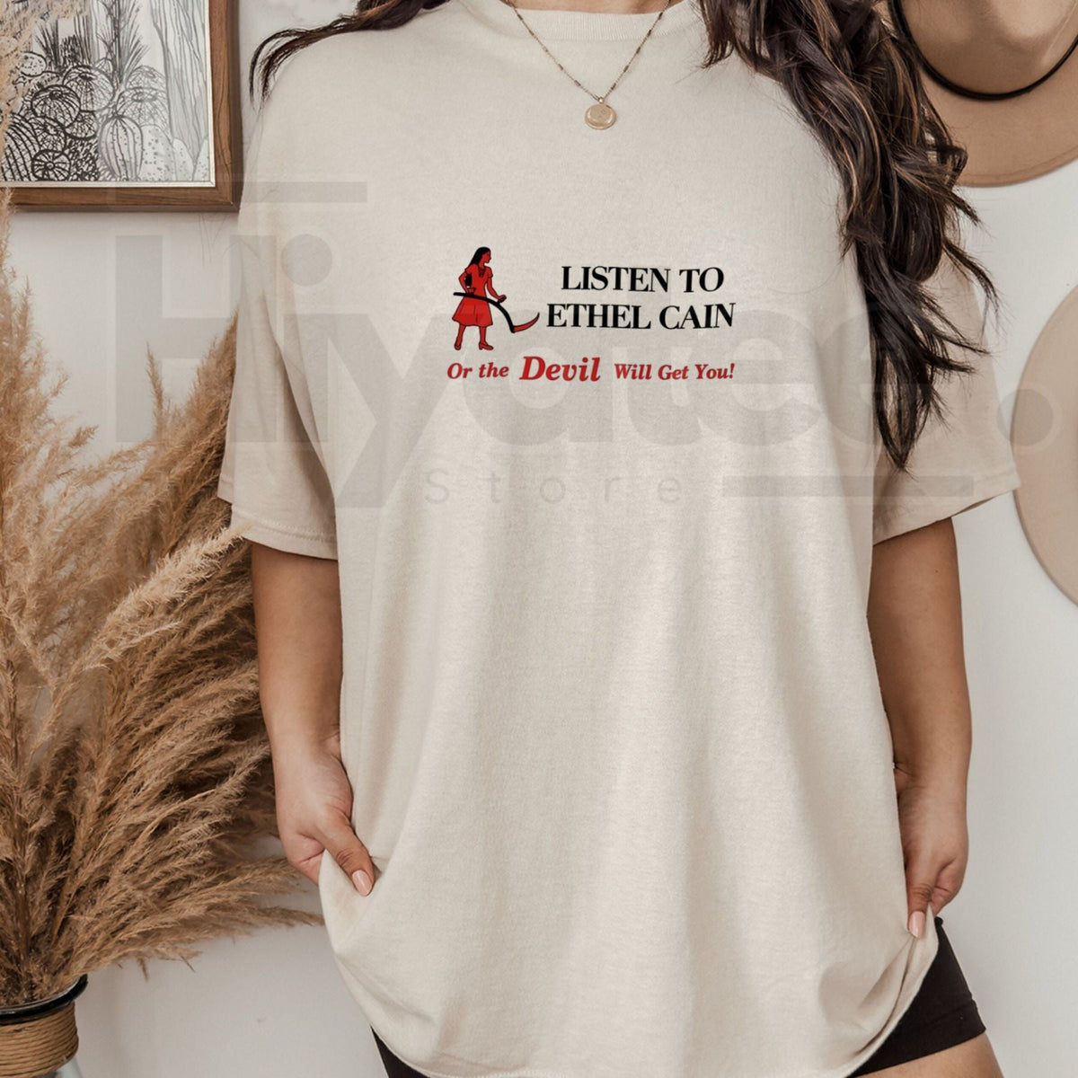 "Listen to Ethel Cain" – Southern Gothic Alt-Pop Aesthetic Top