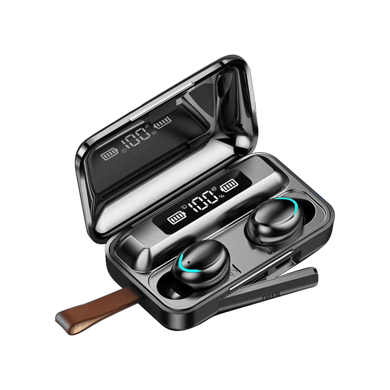 Elegant TWS Bluetooth 5.0 Earphones 2200mAh Charging Box Modern Wireless Headphone 9D Stereo Sports Waterproof Earbuds Luxury Headsets With Microphone Wireless Headphones with LED Display Wireless Earbuds with Mic, IPX8 Waterproof Touch Control Headphones