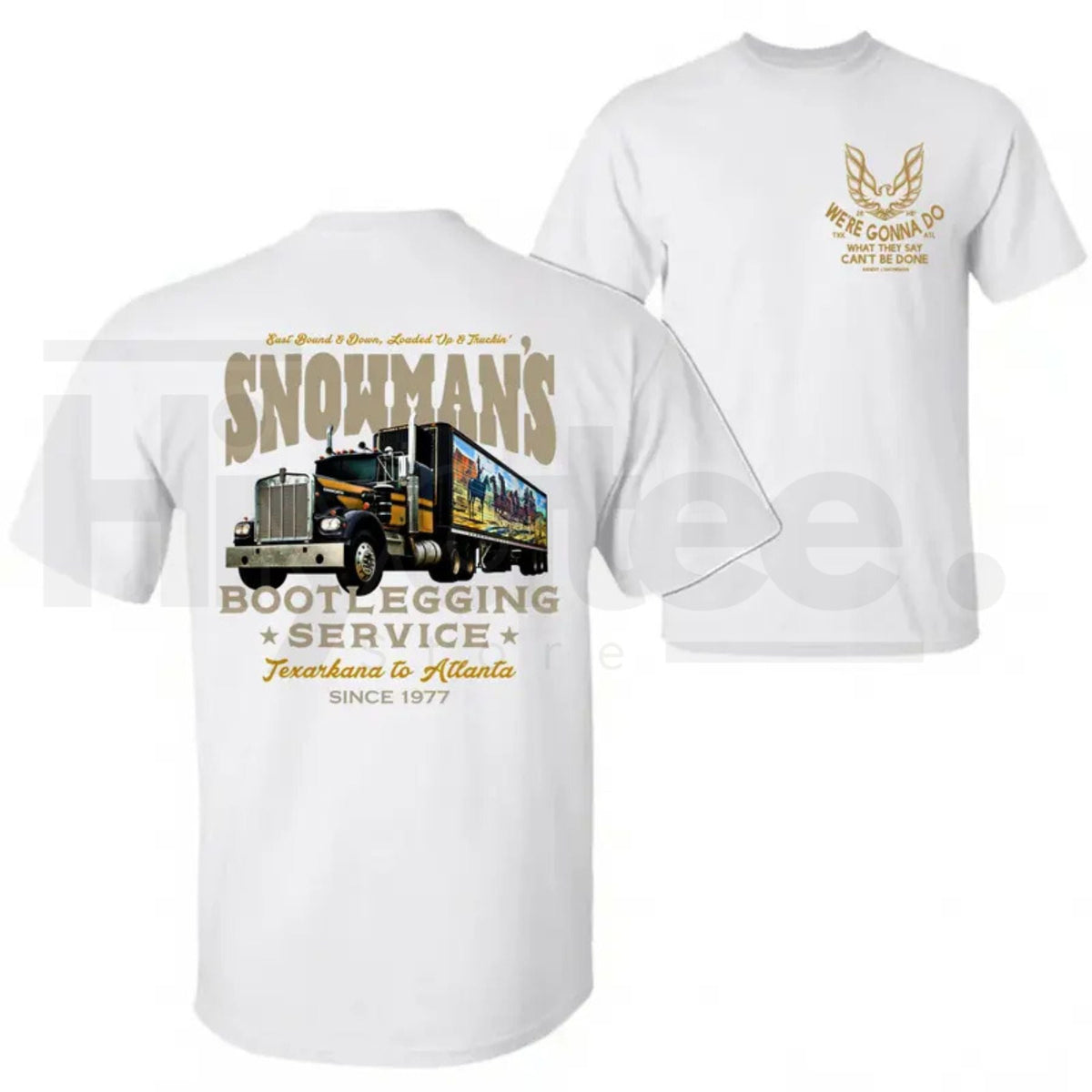 "Snowman's Bootlegging Service" – Smokey And The Bandit Trucker Top