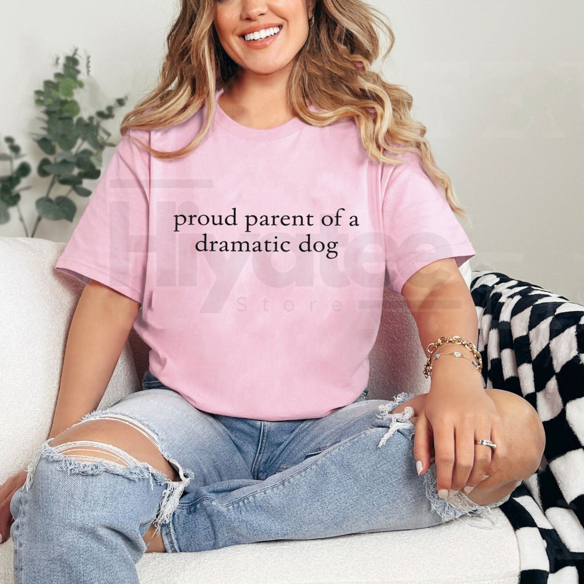 "Proud Parent Of A Dramatic Dog" Classic T-Shirt – Funny Theatrical Pet Humor Tee