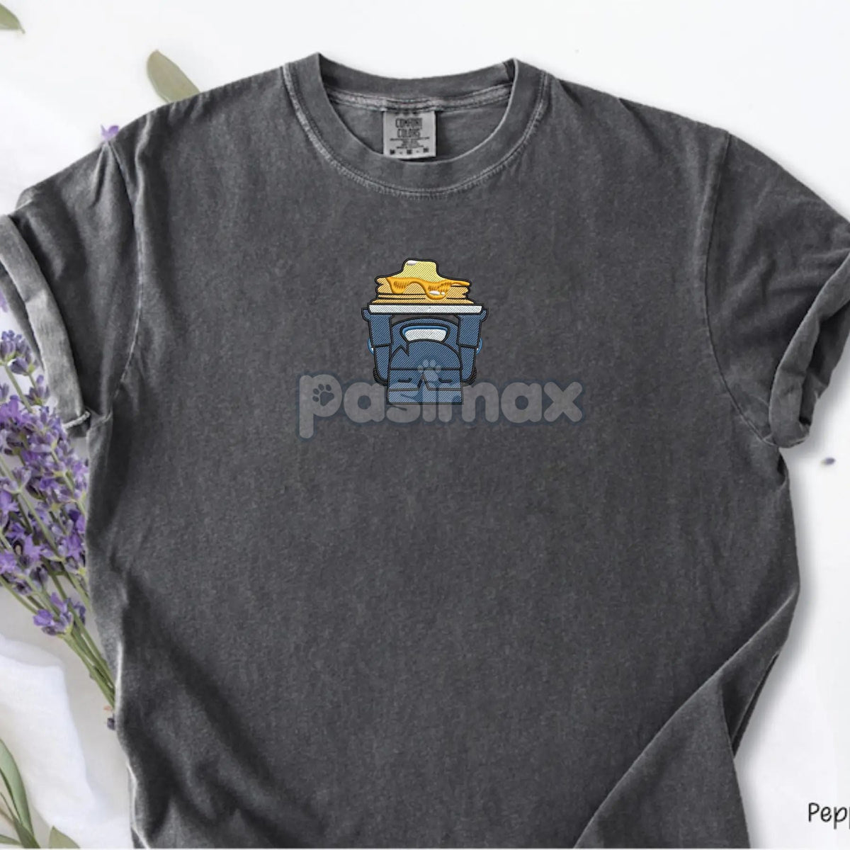 Embroidered Mini Pekka Pancake Comfort Colors T-Shirt – Funny Gaming Tee