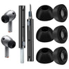 Foam Ear Tips for Samsung Galaxy Buds3 Pro - Ultimate Comfort and Unshakeable Fit with Memory Foam Earbud Tips Earbud Replacement Tips - L