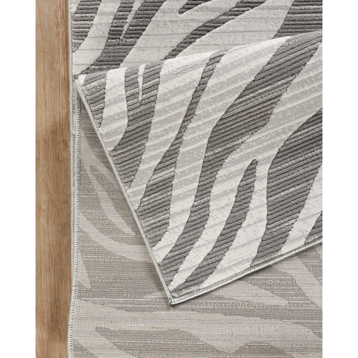 Geometrix GC_DIM1008 Gray 7 ft. 10 in. x 10 ft. 6 in. Contemporary Area Rug with Geometric 3D Effect