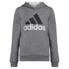 adidas Boys Chop Pullover Hoodie Charcoal Grey Heather Small (8)