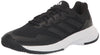 adidas Mens Gamecourt 2.0 Tennis Sneaker Black/Black/Grey 9.5