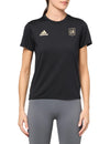 adidas Womens FC Short Sleeve Pre-Game T-Shirt Black/Los Angeles Football Club Large