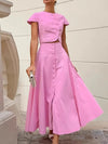 Short Sleeve Top and Skirt set