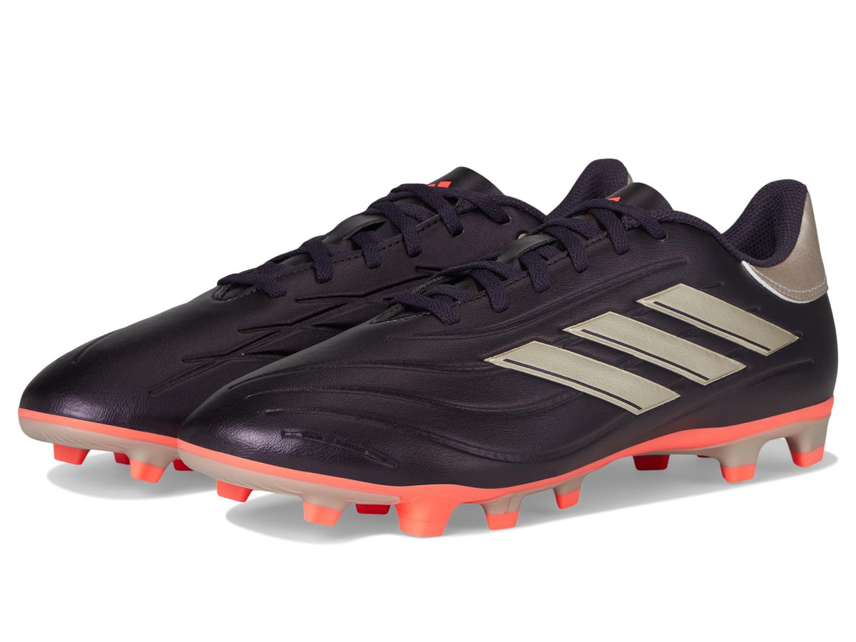 adidas Unisex Copa Pure II Club Flexible Ground Sneaker Aurora Black/Platin Metallic/Turbo 7.5 US Men