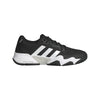adidas Mens Solematch Control 2 Tennis Sneaker Black/White/Silver Metallic 6.5