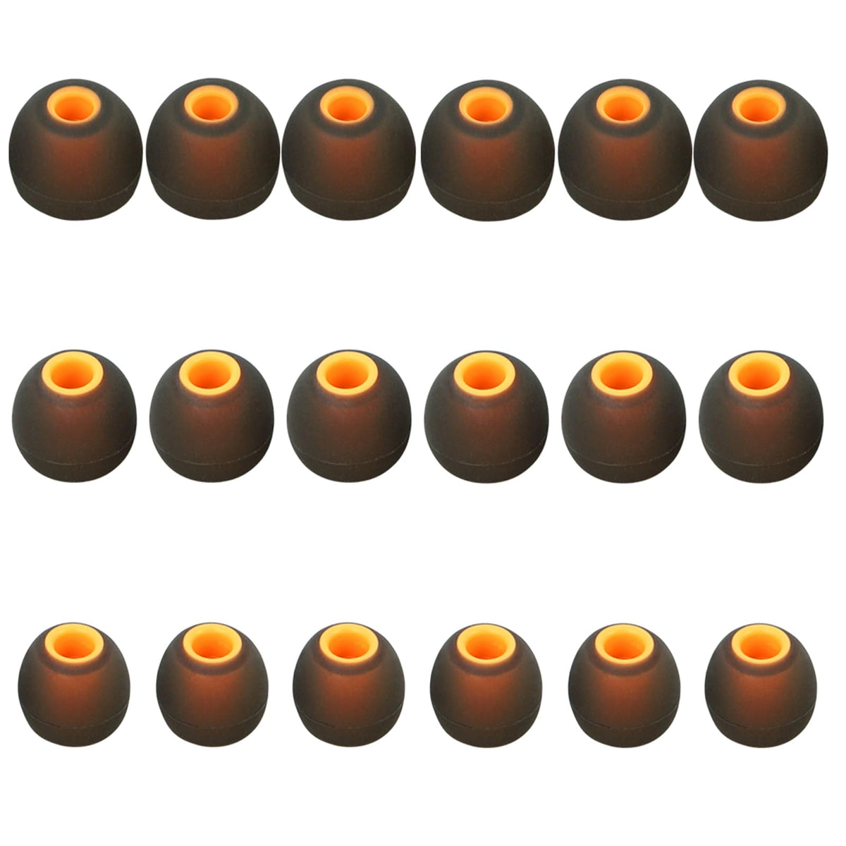 MMYQXI Earbud Replacement Tips Silicone Earbud Tips Earbud Covers Fit for in-Ear Headphones (Inner Hole 3.8mm -5.1mm) Earbud Rubber Tips Ear Tips9 Pairs S/M/L