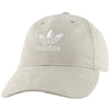adidas Originals Womens Originals Relaxed Plus Strapback Clear Brown Suede/White One Size