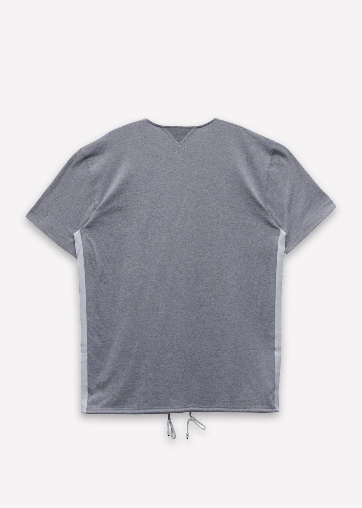 Men's Side Seam Tape Short Sleeve Tee in Heather Grey