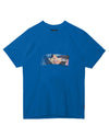 Konus Men's Anime Graphic Tee in Blue
