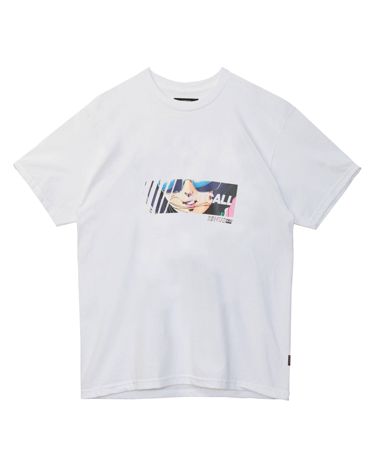 Konus Men's Anime Graphic Tee In White