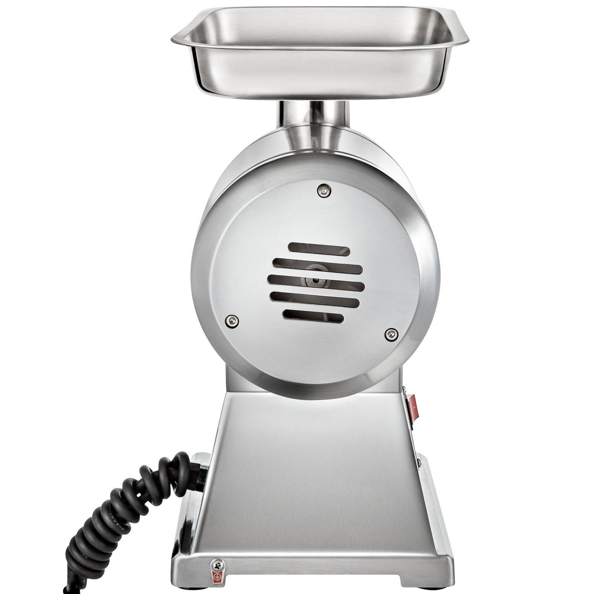 Commercial Meat Grinder,550LB/h 1100W Electric Meat Grinder, 220 RPM Heavy Duty Stainless Steel Industrial Meat Mincer w/2 Blades, Grinding Plates & Stuffing Tubes