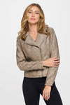 Coalition LA Studded Classic Moto Faux Leather Jacket for Women Edgy and Stylish Outerwear