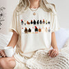Chicken Lovers Farm Animal Breed Portraits Illustration Of Chicken Breeds Comfort Colors Tee