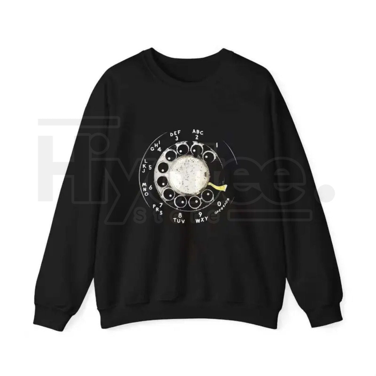 "Vintage Rotary Phone Dial" – Retro Tech Aesthetic Women's Graphic Top