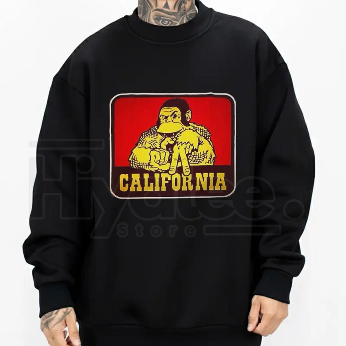 "California Monkey LA" – Chicano Style Streetwear Unisex Graphic Top