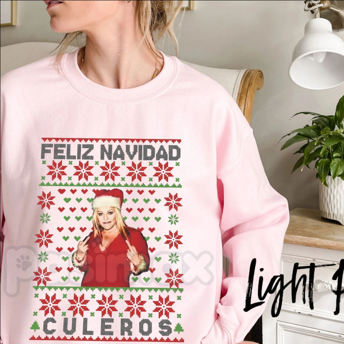 Jenni Rivera Ugly Christmas Sweater Sweatshirt | La Diva de la Banda Holiday Jumper | Funny Mexican Music Xmas Gift | Irreverent Fan Apparel