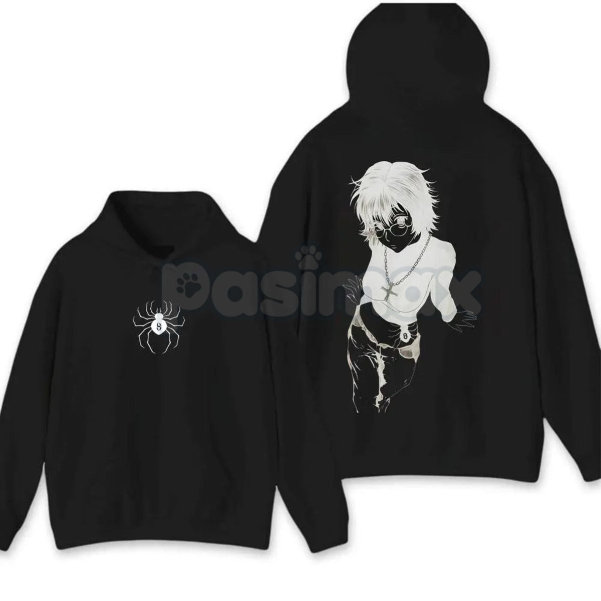 Shizuku #8 Phantom Troupe Graphic Tee – Hunter x Hunter Streetwear Hoodie & Double-Sided Vintage Sweatshirt
