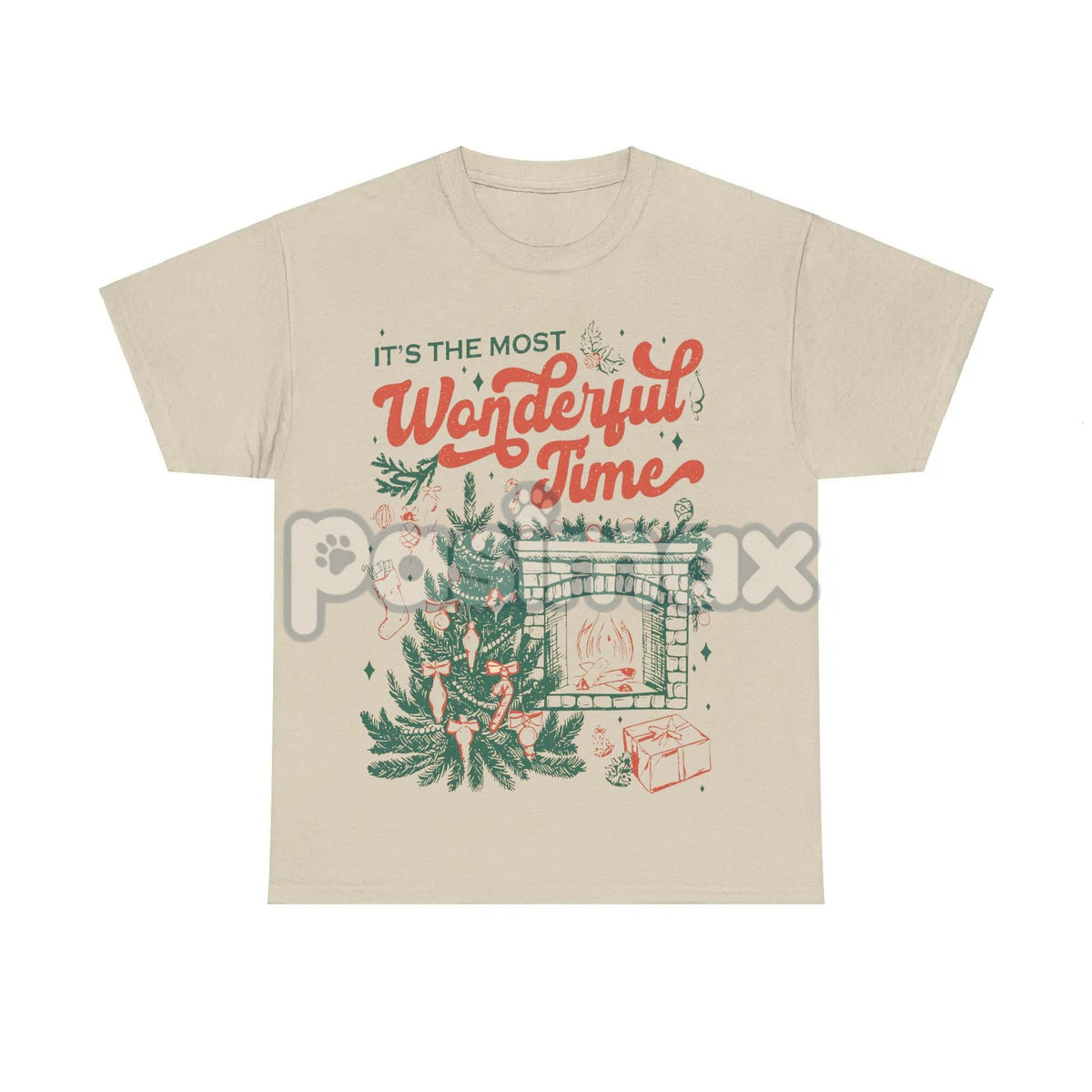 "It's The Most Wonderful Time" Christmas Shirt - Merry Christmas Shirt, Classic Holiday Slogan Tee
