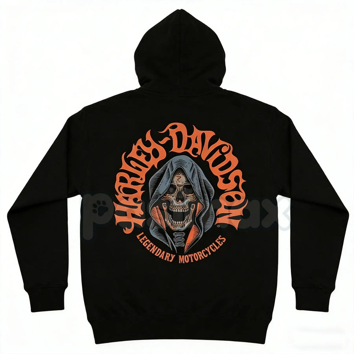 Legacy Road HD Motorcycles Hoodie – Vintage Biker Graphic Pullover, American Classic Motorcycle Streetwear, Unisex