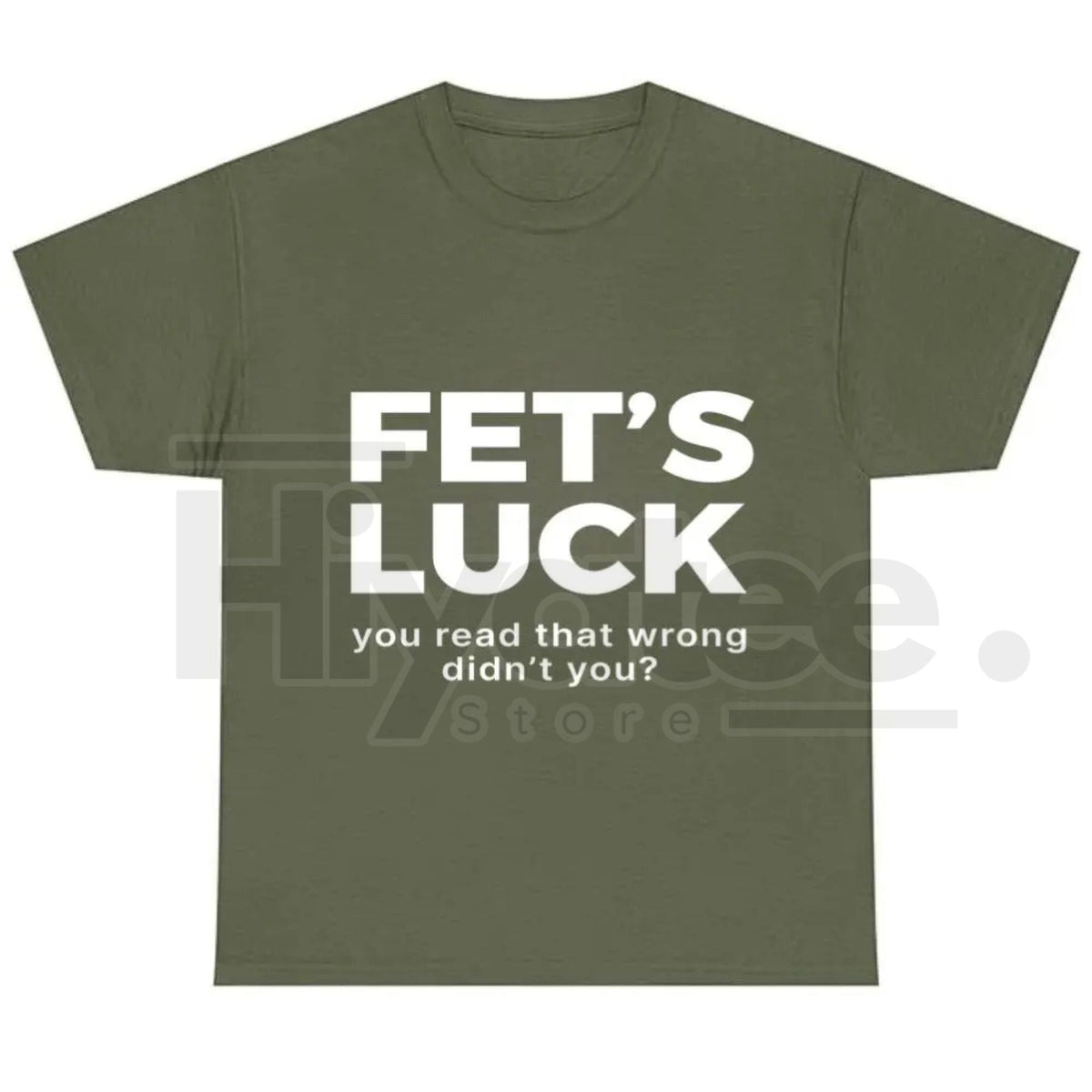 FET'S LUCK Optical Trick Shirt – Trending Humor Graphic Tee (Unisex)