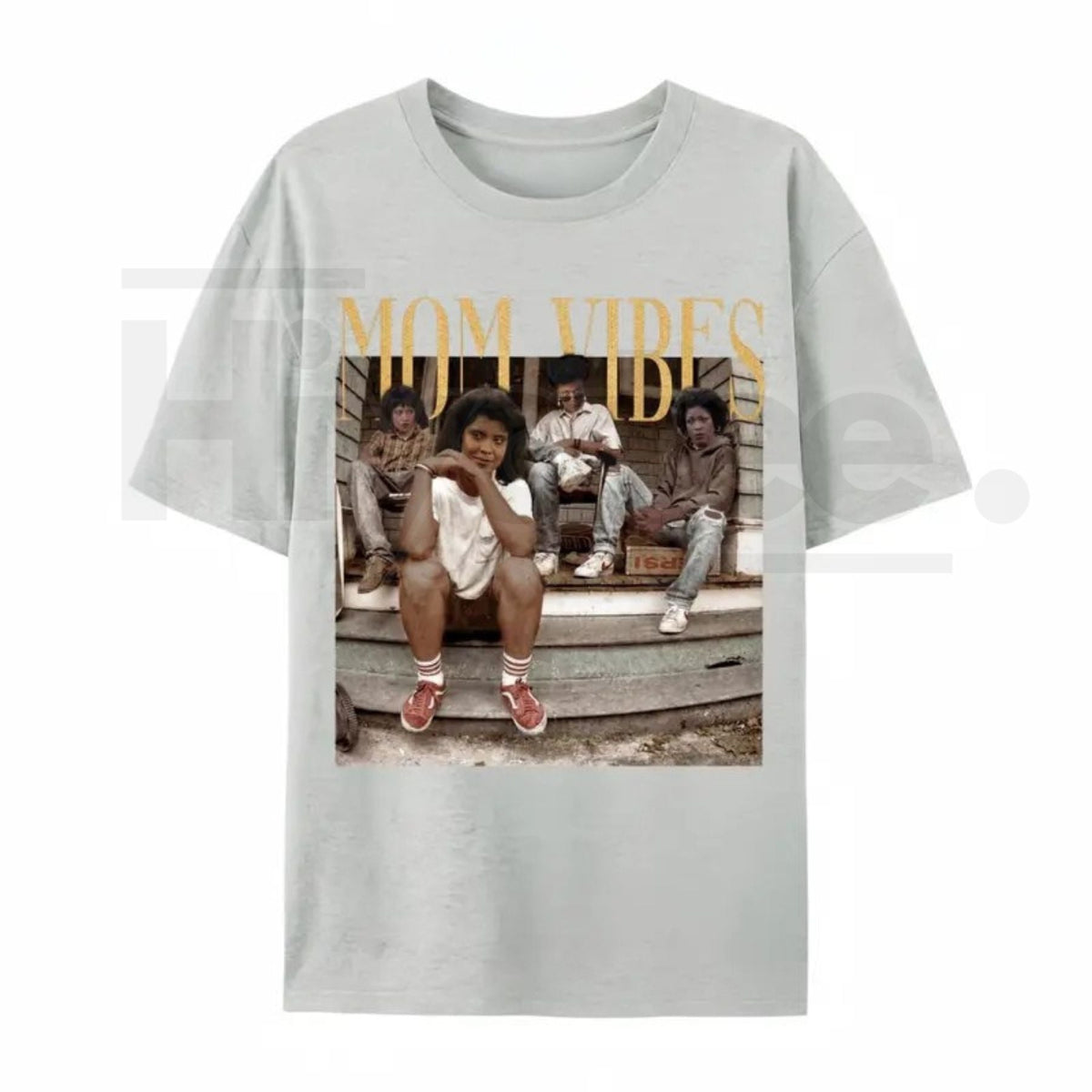 "Mom Vibes" – Vintage 90s Nostalgia Retro Motherhood Graphic Top