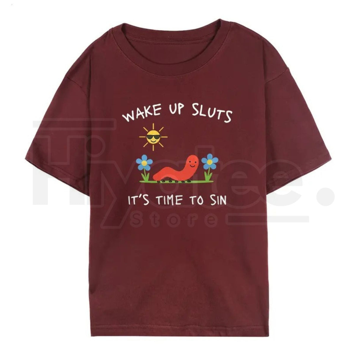 "Wake Up Slts" – Funny Animal Meme Unhinged Graphic Top