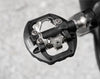 Black nylon DU + bearing Mountain Clipless Bike Bicycle Cycling Pedals Cleats Pedal Bicycle Bike Pedals Road Bicycle Pedals Cleats Set Clipless Pedals Compatible With Mountain BIkes