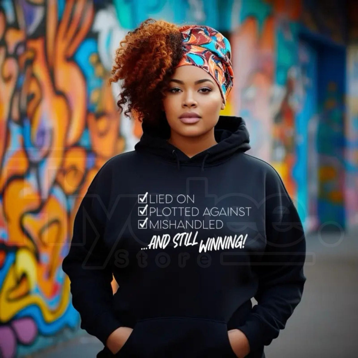 "Still Winning" Motivational Hoodie – Resilience Streetwear, Lied On Plotted Against Pullover for Men & Women