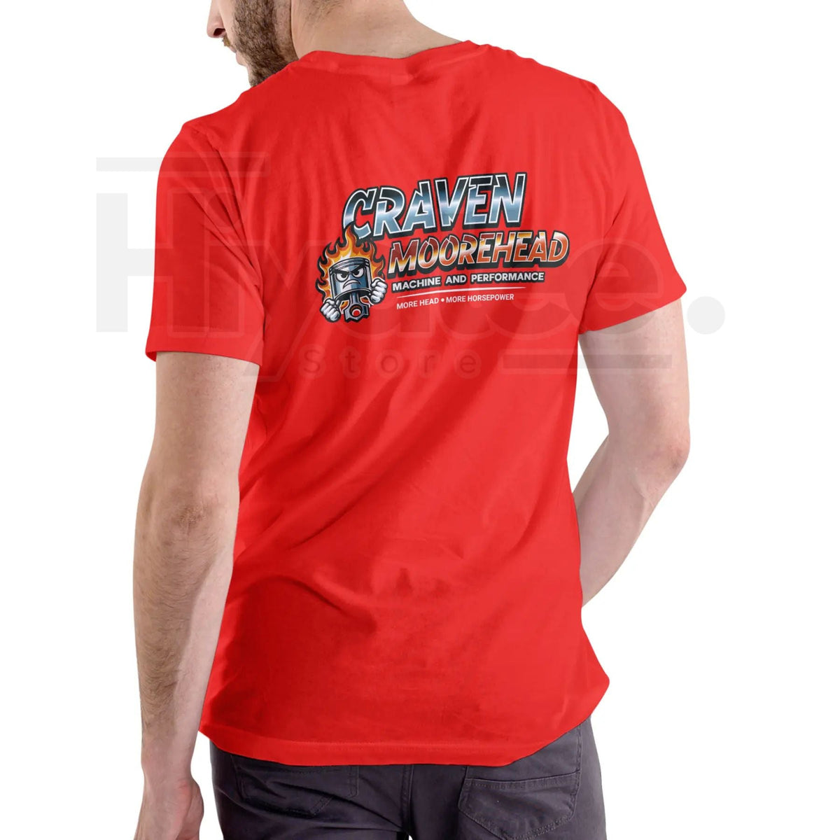 "Craven Moorehead Machine & Performance" Funny T-Shirt – Unisex Cotton Humor Tee