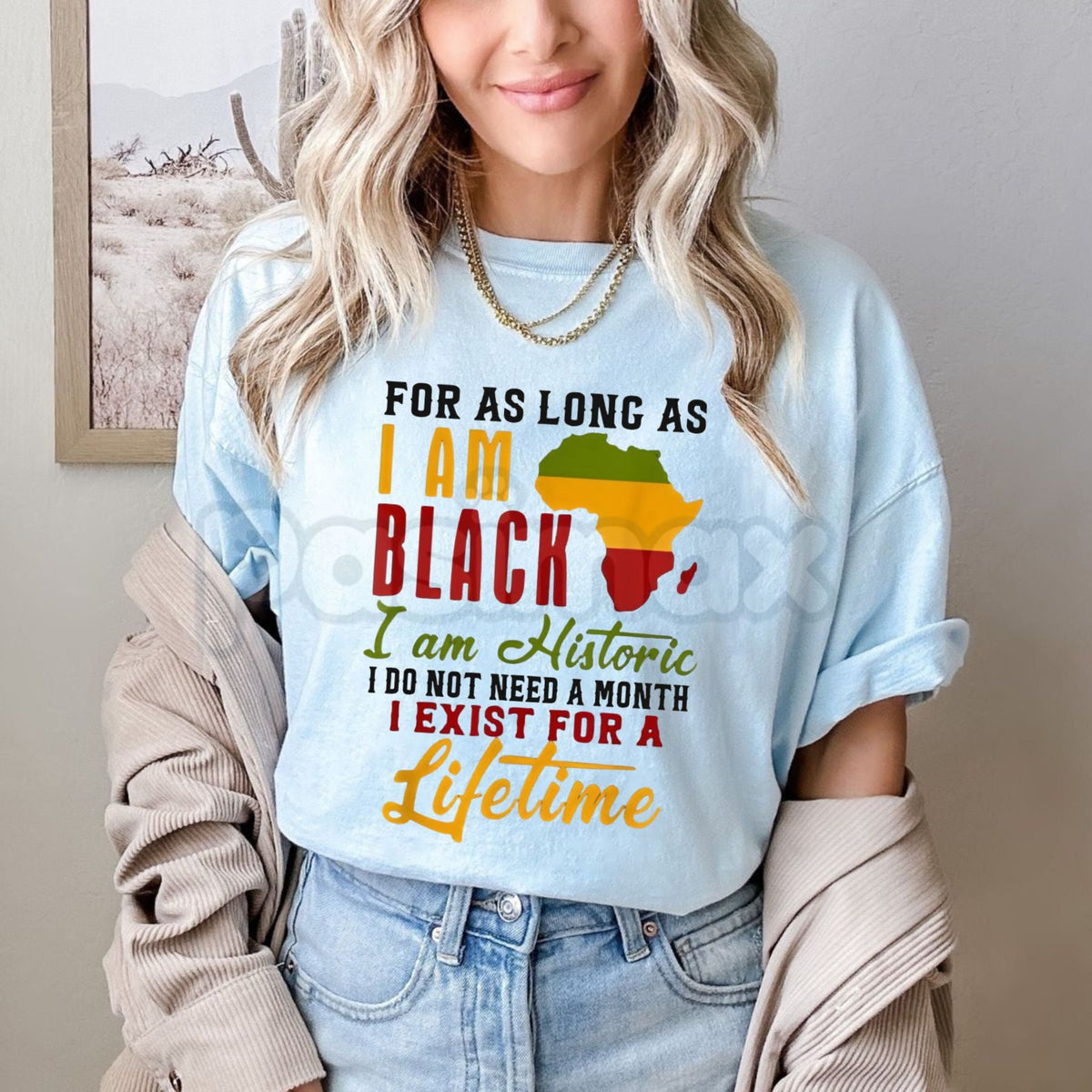 "I Am Black History" Men’s T-Shirt - Bold Black History Month Graphic Tee, Empowering African American Heritage Shirt, Premium Heavyweight 100% Cotton Apparel, Black Excellence Unity Top, Cultural Pride Statement Streetwear