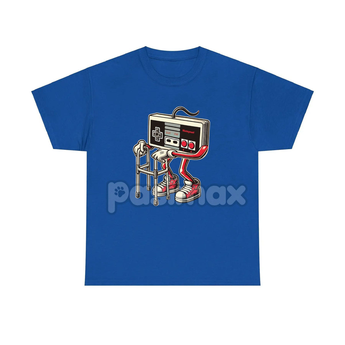 Retro Gaming Pattern T-Shirt - Fun Old Video Game Console Design, Nostalgic Gamer Tee